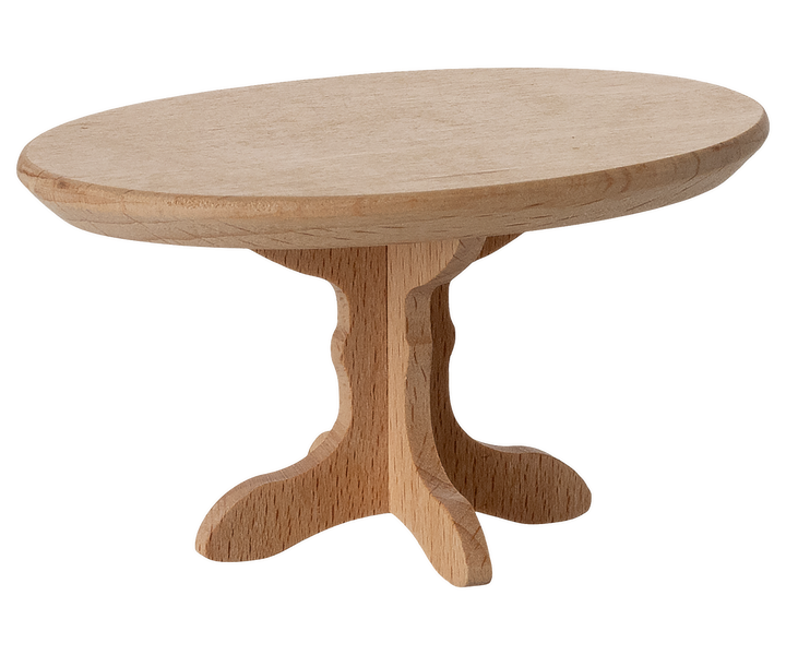 Maileg Miniature Mouse Oval Coffee Table – Natural