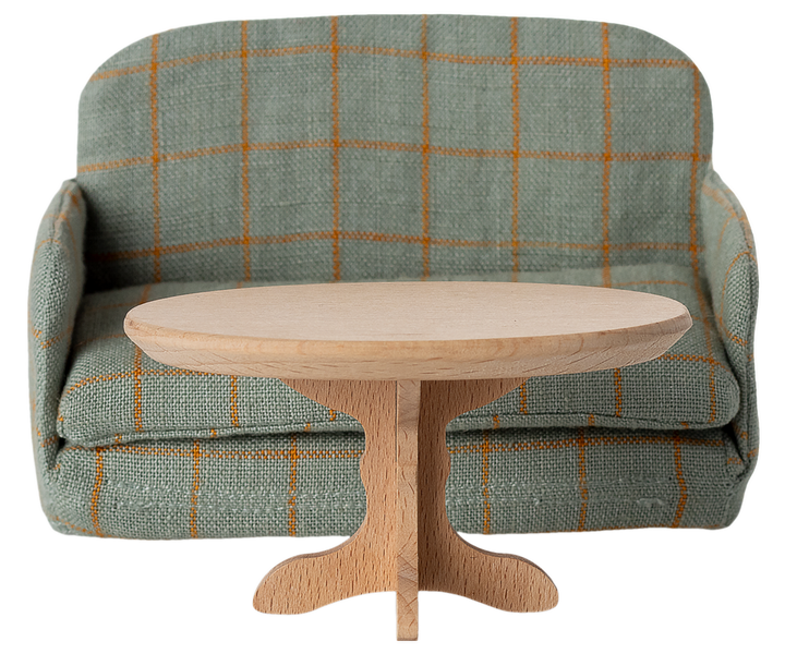 Maileg Miniature Mouse Oval Coffee Table – Natural