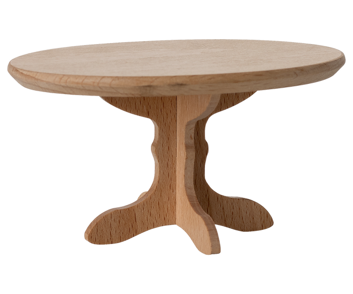 Maileg Miniature Mouse Oval Dining Table – Natural