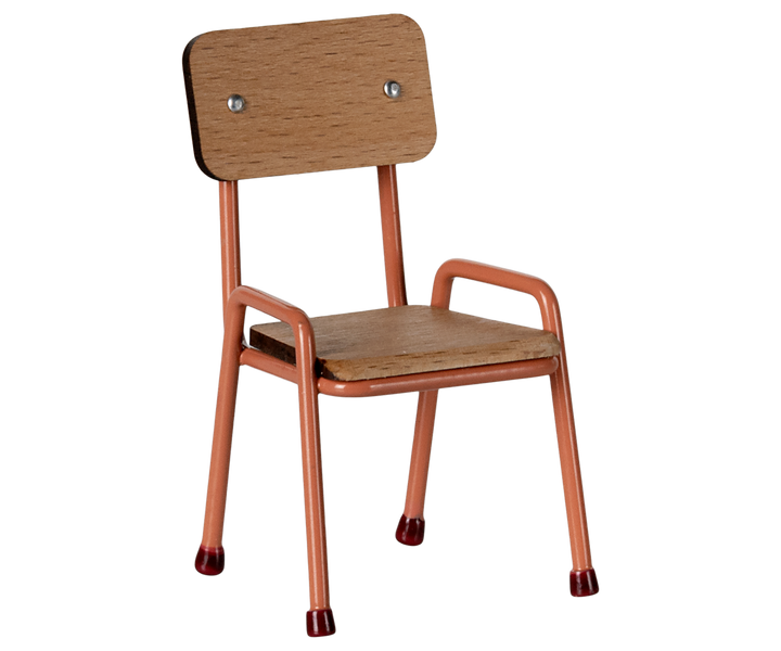 Maileg Miniature Mouse Chair – Coral