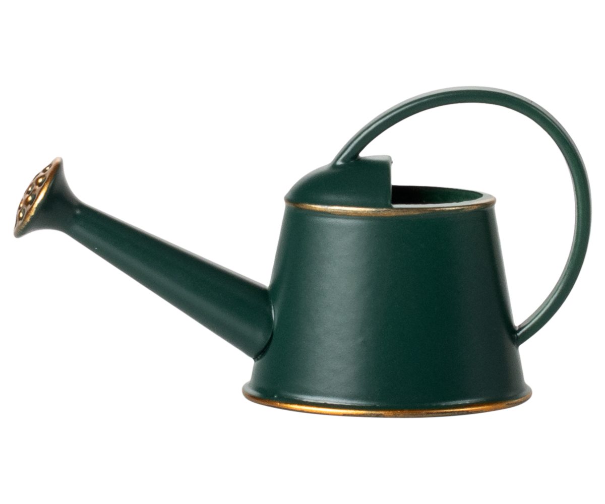 Maileg Miniature Mouse Watering Can – Dark Green