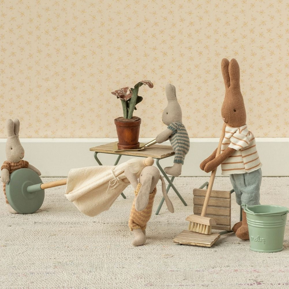 Maileg Miniature Mouse Broom Set