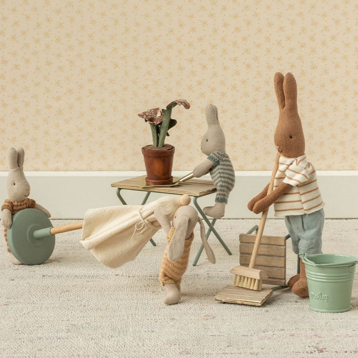 Maileg Miniature Mouse Broom Set