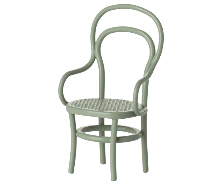 Maileg Miniature Mouse Vintage Chair – Mint