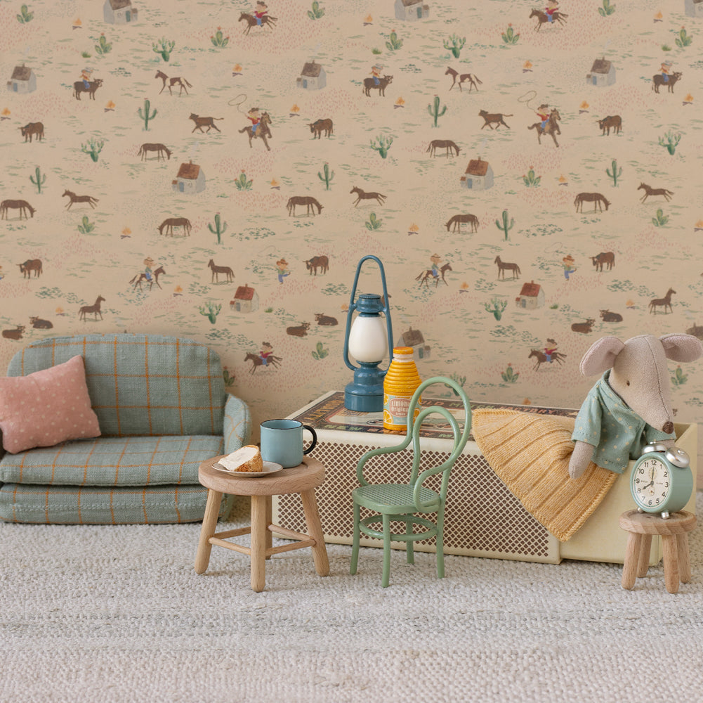 Maileg Miniature Mouse Vintage Chair – Mint