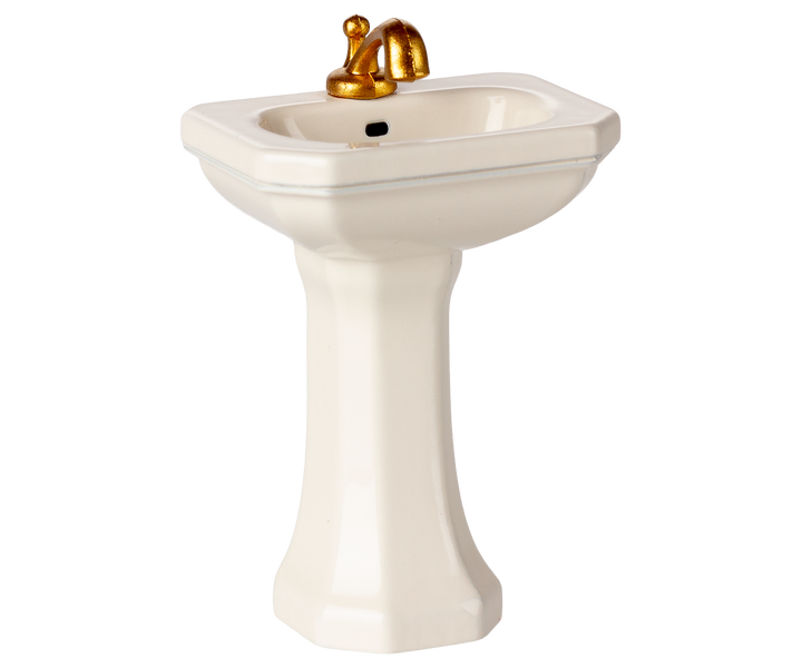 Maileg Miniature Mouse Bathroom Sink – Off White