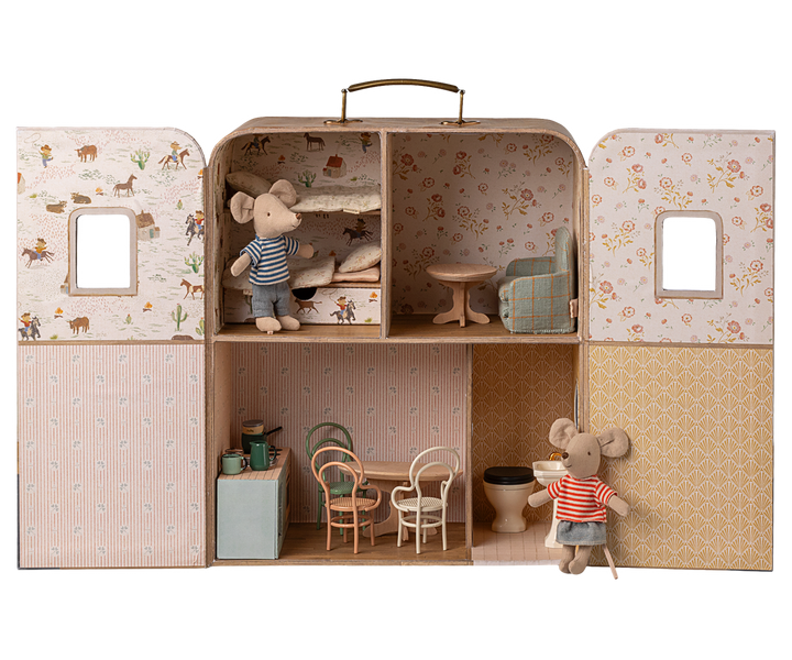Maileg Miniature Mouse SuitCasa