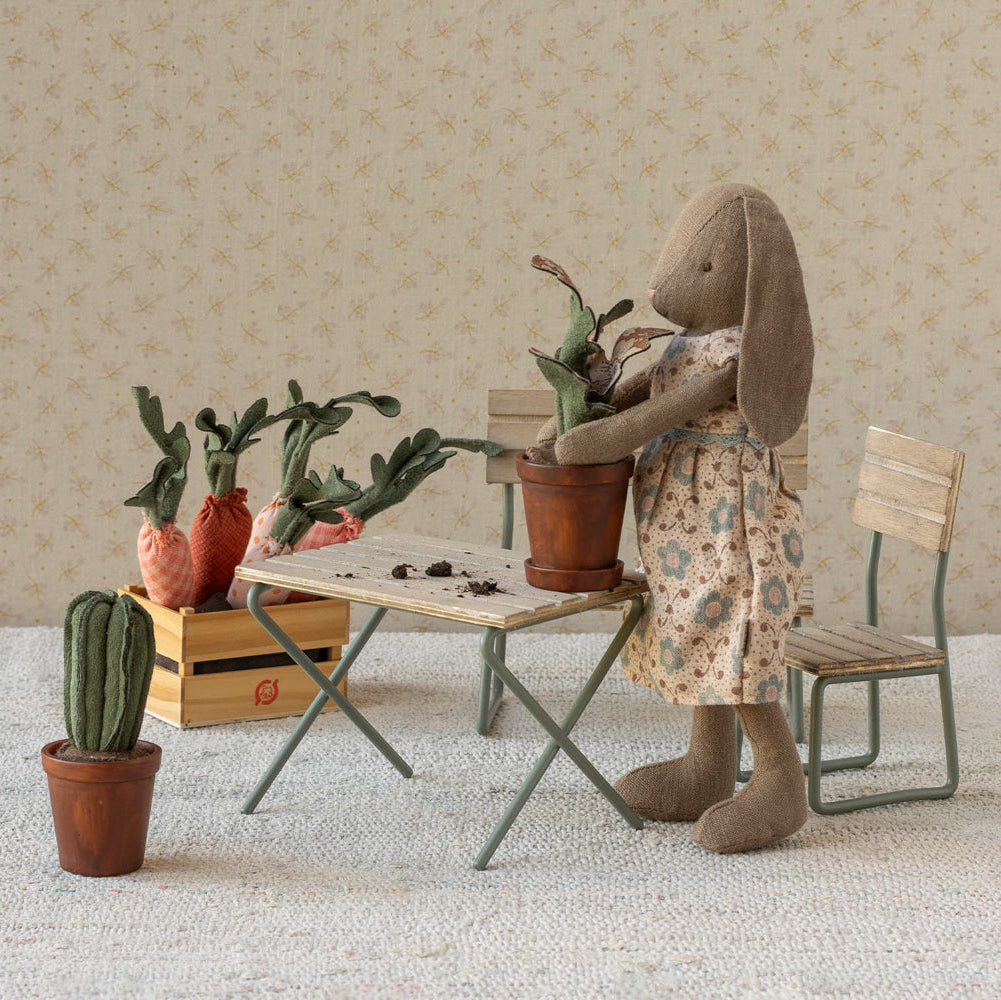 Maileg Miniature Mouse Flower Pot With Cactus