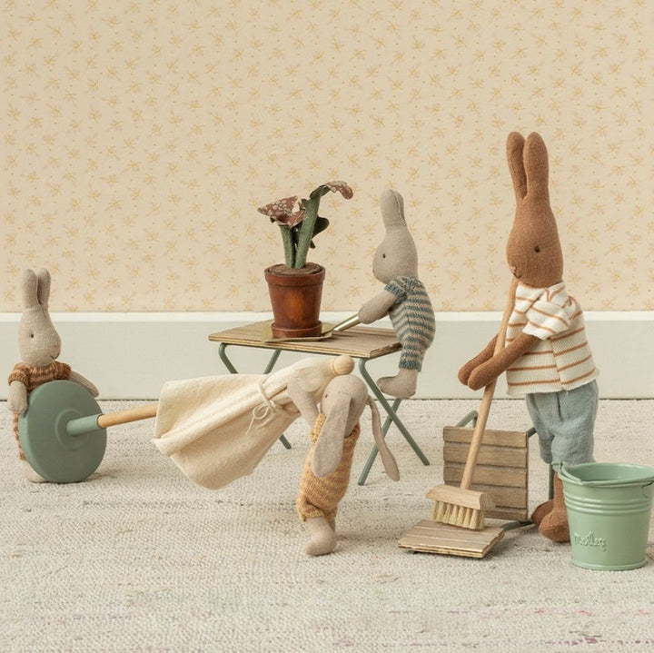 Maileg Miniature Mouse Flower Pot With Plant