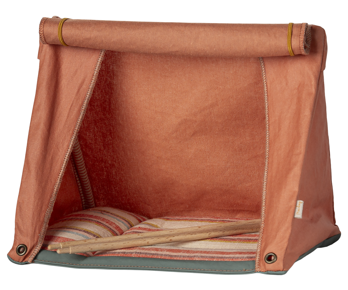 Maileg Miniature Mouse Happy Camper Tent – Rust