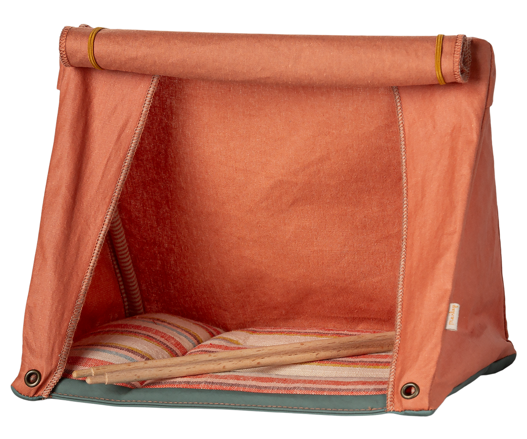 Maileg Miniature Mouse Happy Camper Tent – Rust