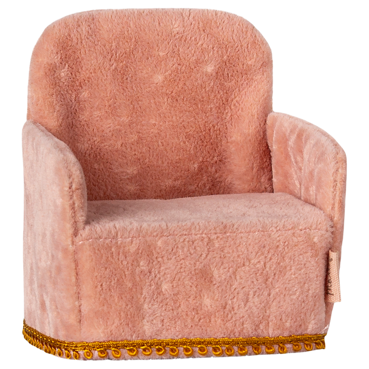 Maileg Miniature Mouse Folding Chair – Rose