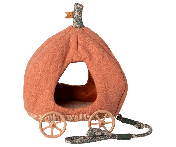 Maileg Miniature Mouse Pumpkin Carriage