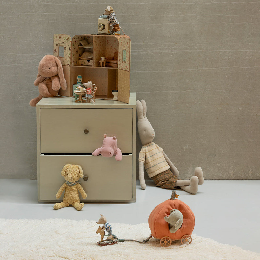 Maileg Miniature Mouse Pumpkin Carriage