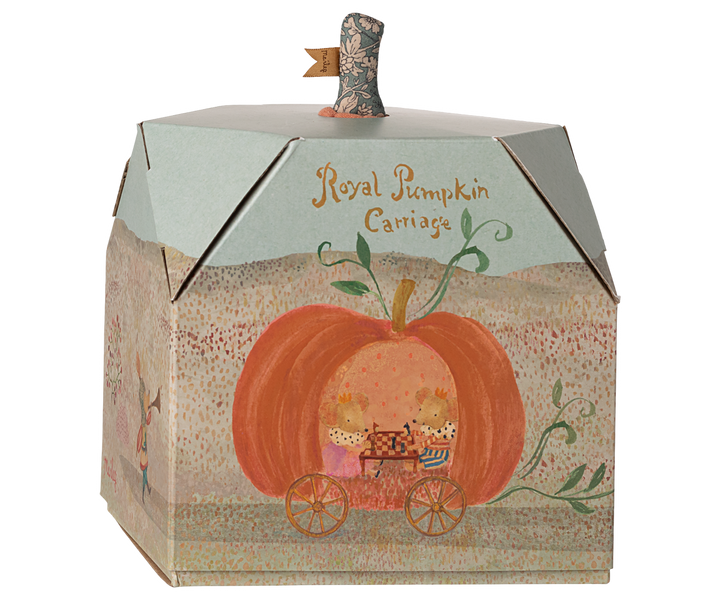 Maileg Miniature Mouse Pumpkin Carriage