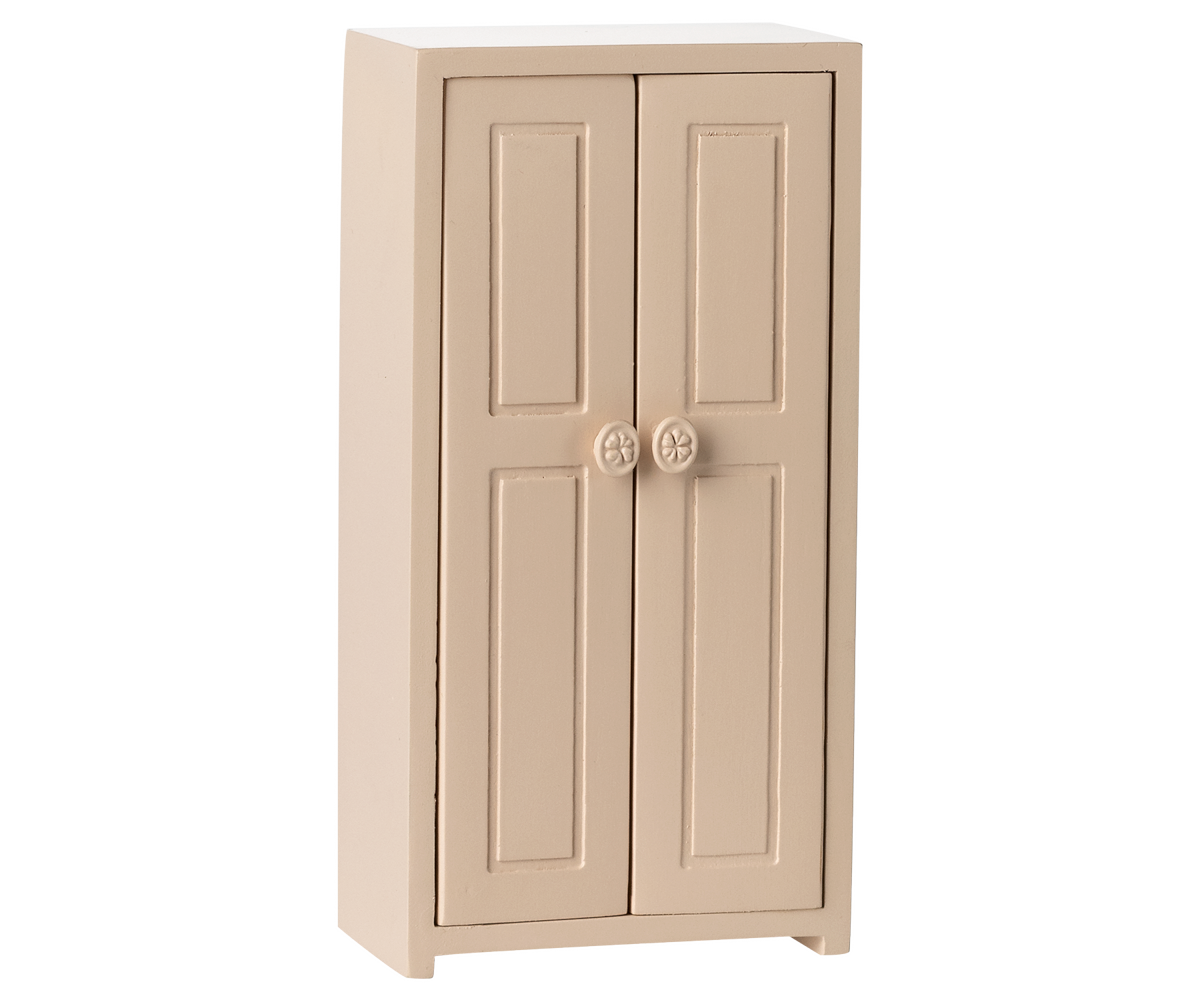 Maileg Miniature Mouse Wooden Closet – Light Rose