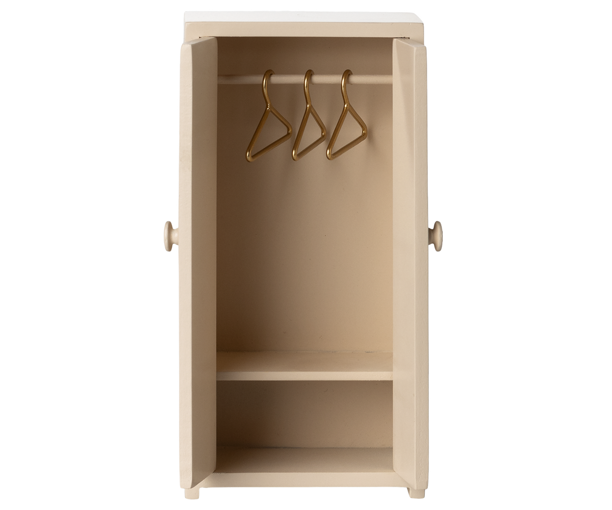 Maileg Miniature Mouse Wooden Closet – Light Rose