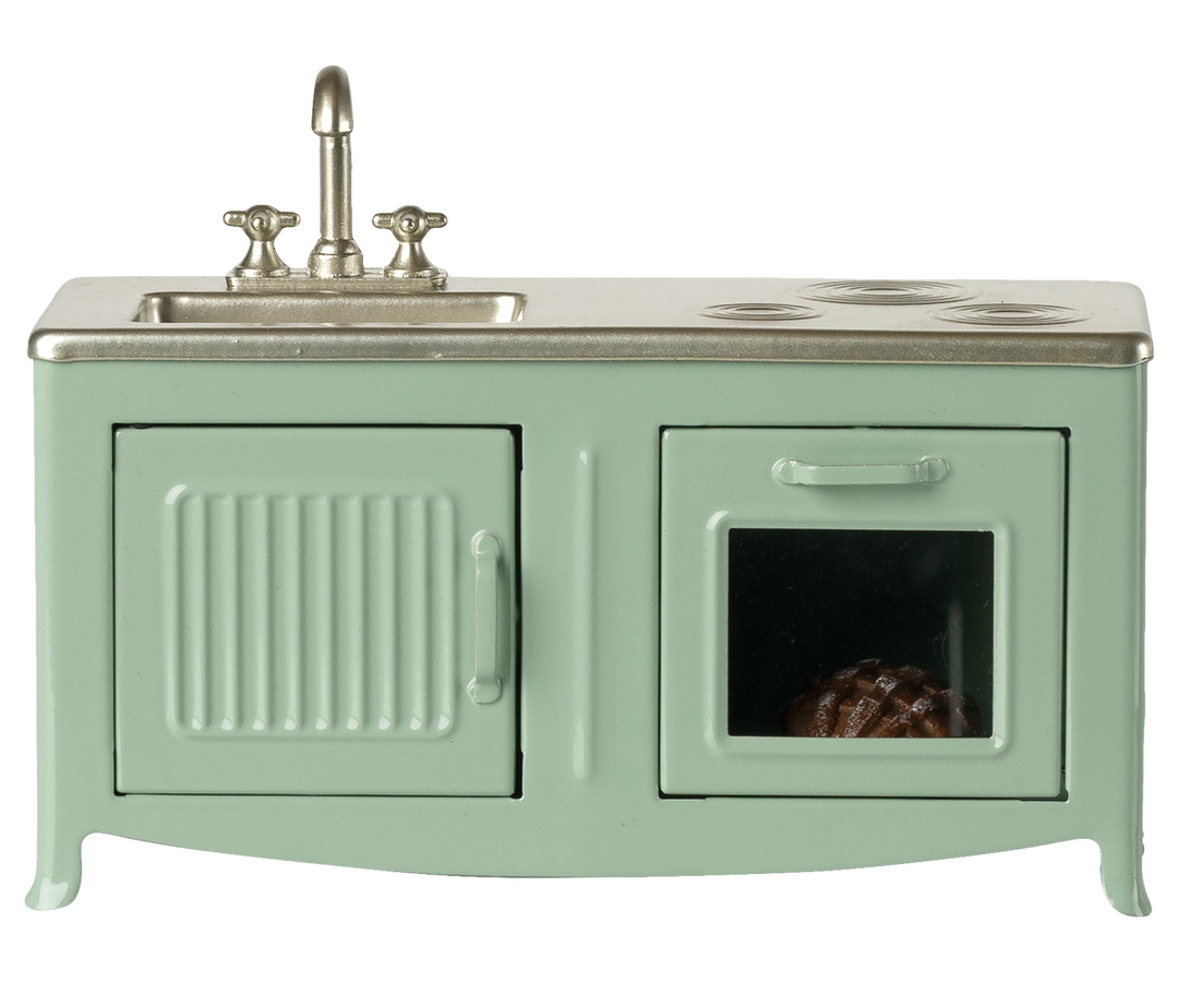 Maileg Miniature Mouse Kitchen – Mint