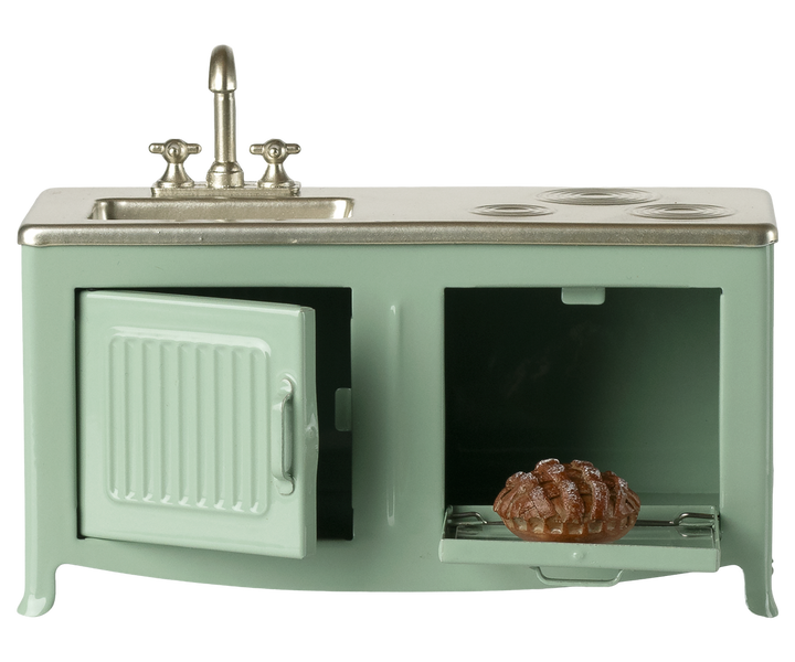 Maileg Miniature Mouse Kitchen – Mint
