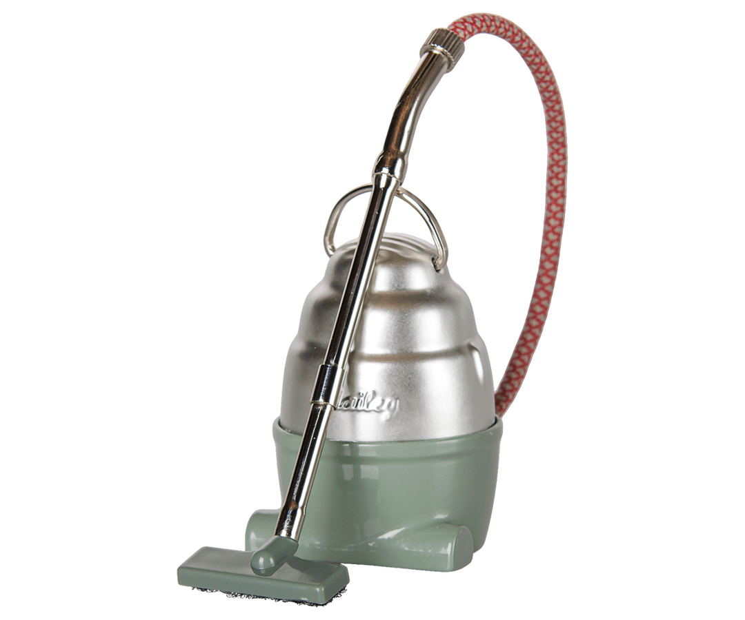 Maileg Miniature Mouse Vacuum Cleaner – Dark Mint