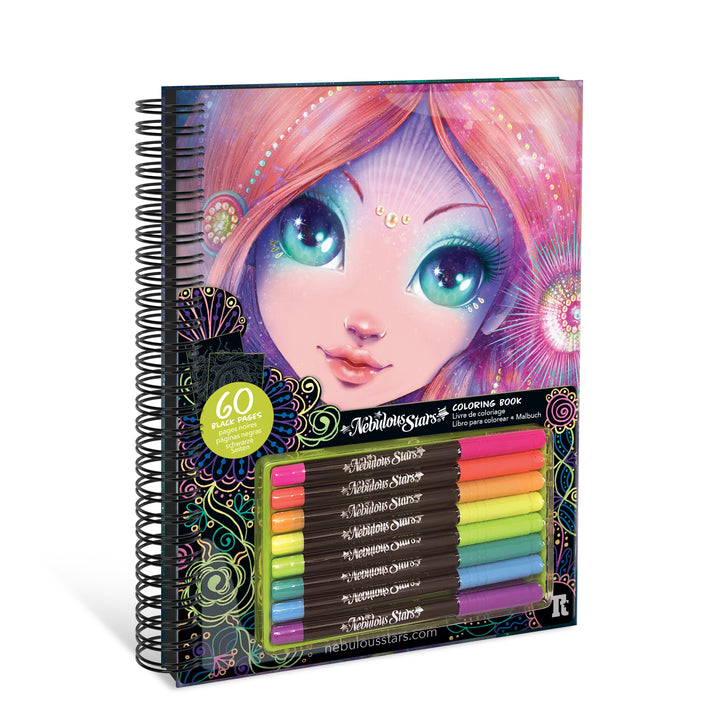 Nebulous Stars Calming Colouring Book – Coralia