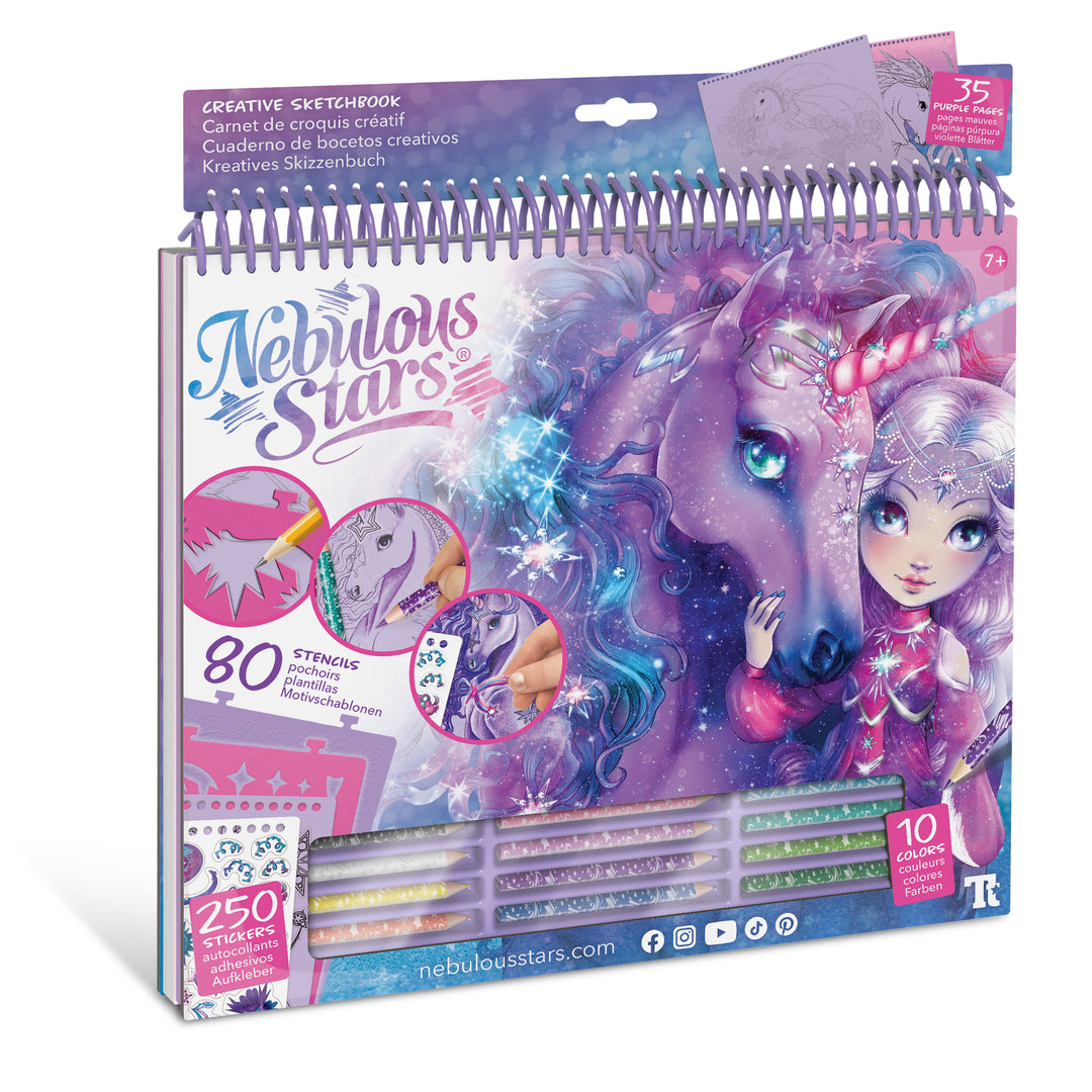 Nebulous Stars Makeup Artist Sketchbook Cristalia - M De Wet Promotions Nebulous Stars Makeup Artist Sketchbook Cristalia - M De Wet Promotions