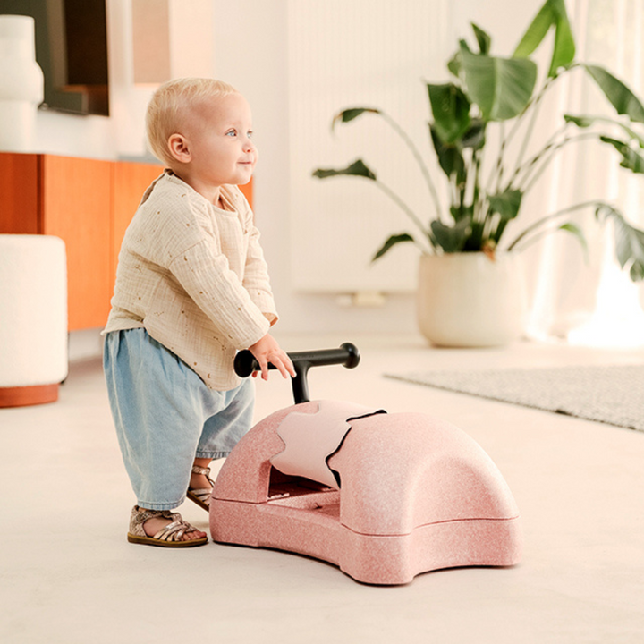 Scoot And Ride My First 3-in-1 Baby Walker &amp; Ride-On – Rose