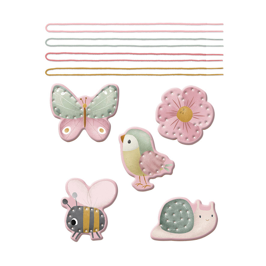 Little Dutch Lacing Cards – Flowers &amp; Butterflies