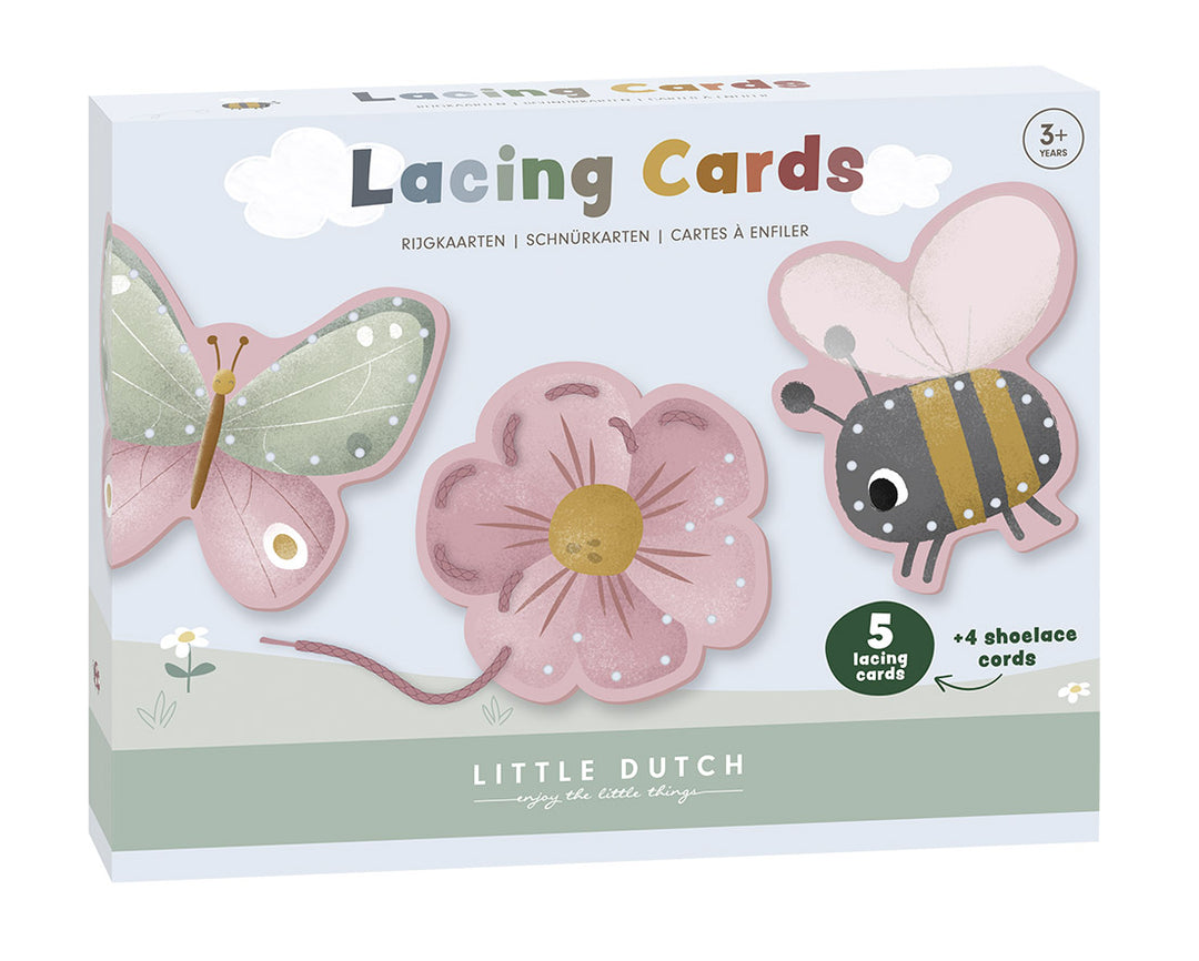 Little Dutch Lacing Cards – Flowers &amp; Butterflies