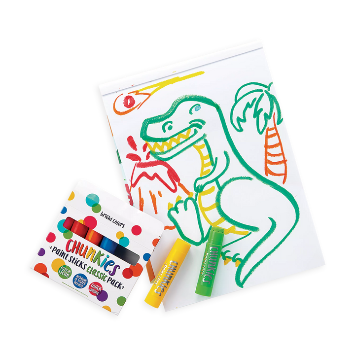 OOLY Chunkies Paint Sticks – Classic Pack (Set of 6)