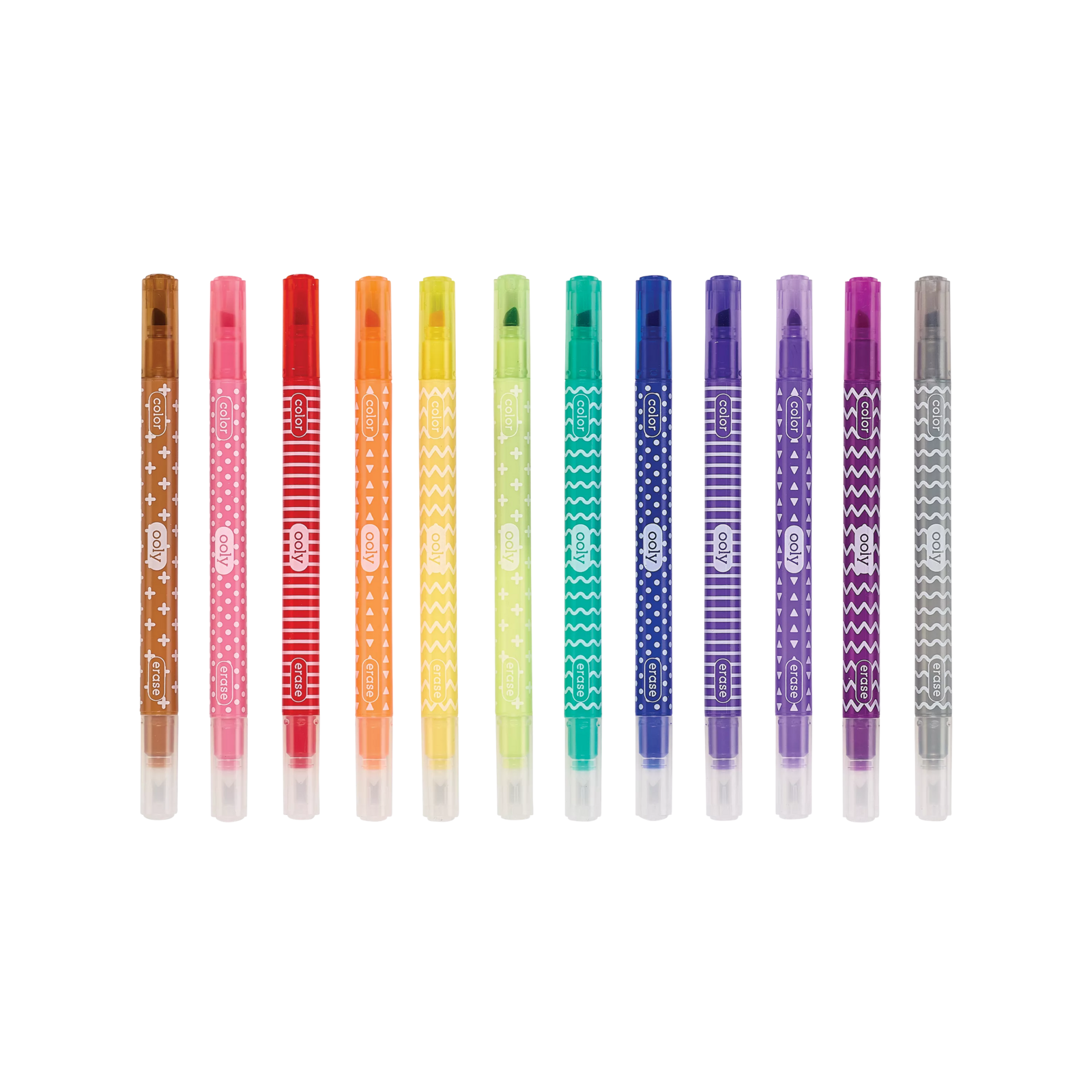 OOLY Make No Mistake! Erasable Markers (Set of 12)