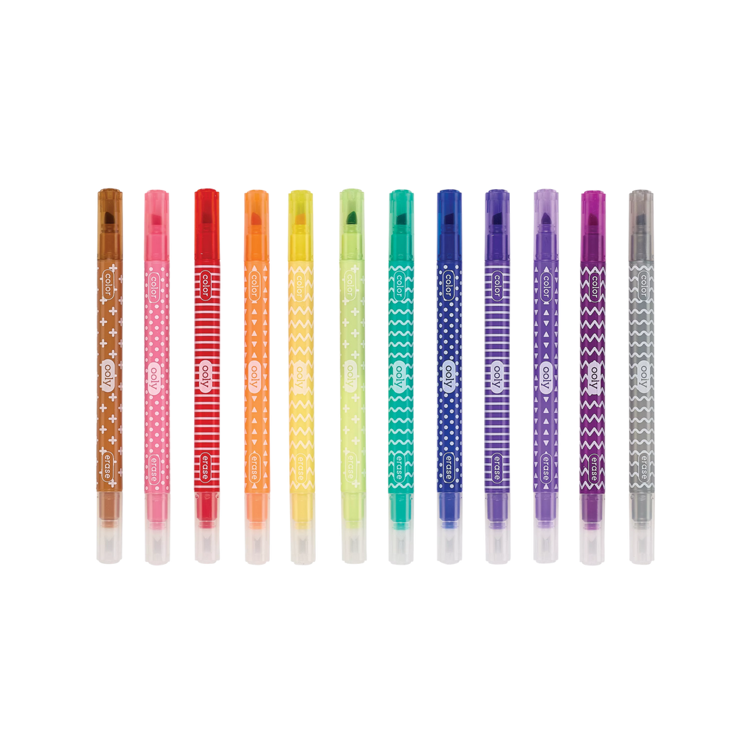 OOLY Make No Mistake! Erasable Markers (Set of 12)