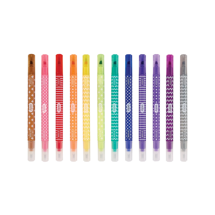 OOLY Make No Mistake! Erasable Markers (Set of 12)