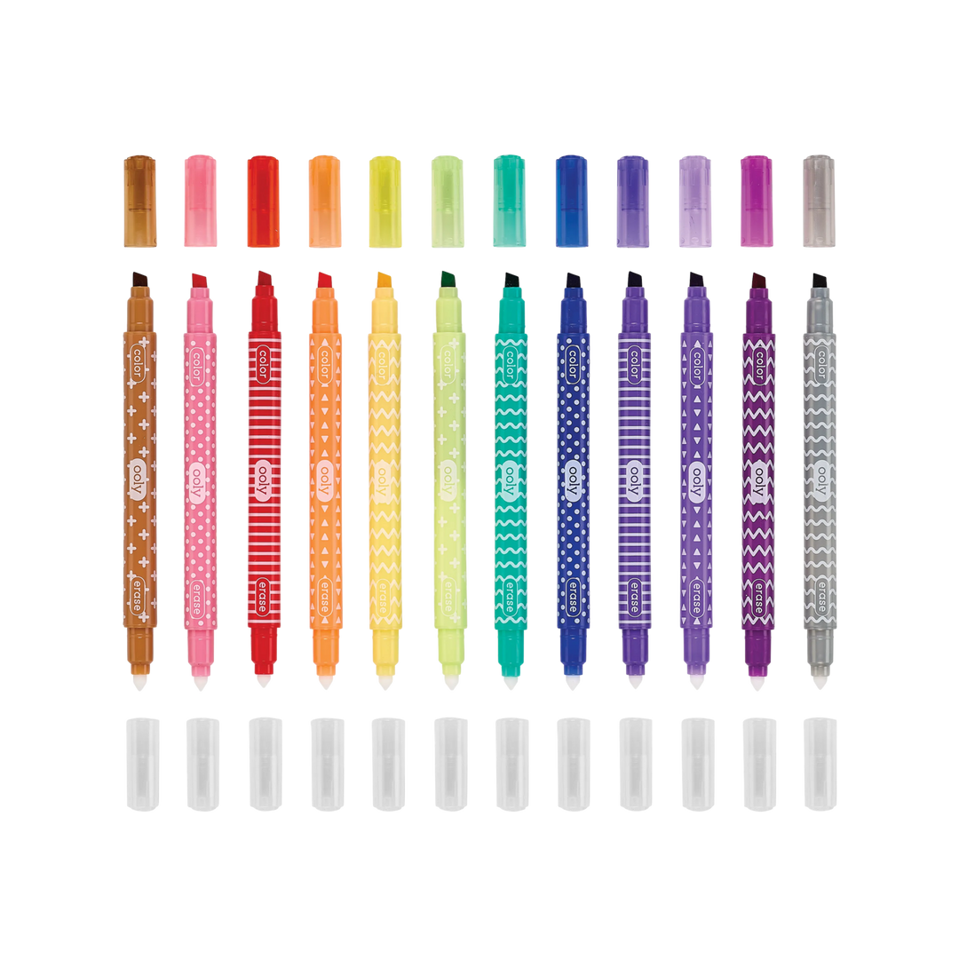 OOLY Make No Mistake! Erasable Markers (Set of 12)