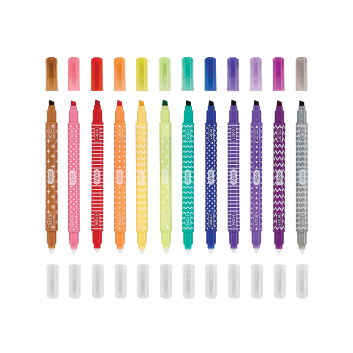 OOLY Make No Mistake! Erasable Markers (Set of 12)