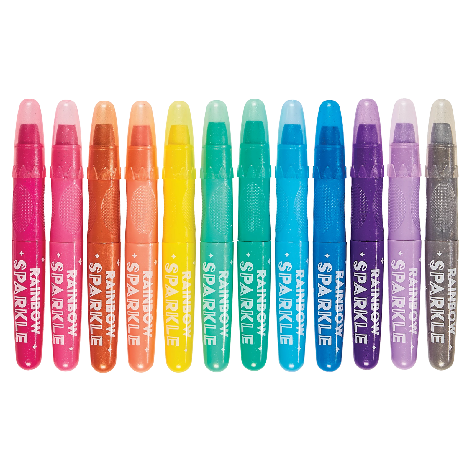 OOLY Rainbow Sparkle Metallic Watercolour Gel Washable Crayons (Set of 12)