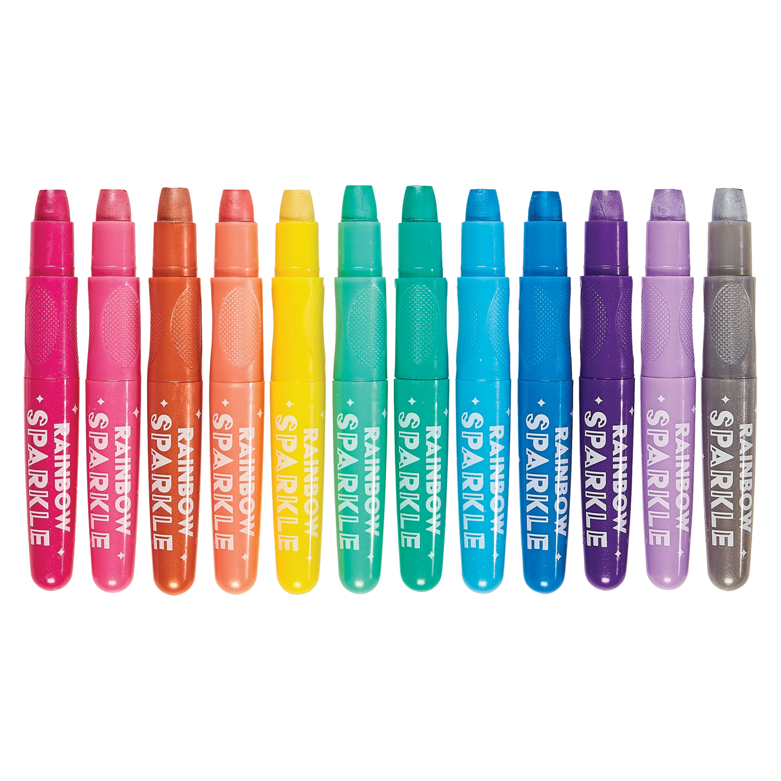 OOLY Rainbow Sparkle Metallic Watercolour Gel Washable Crayons (Set of 12)