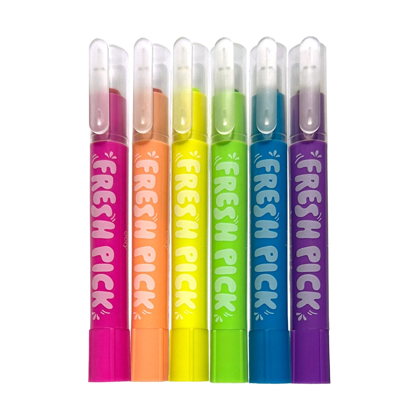 OOLY Fresh Pick Apple Scented Gel Crayons (Set of 6)