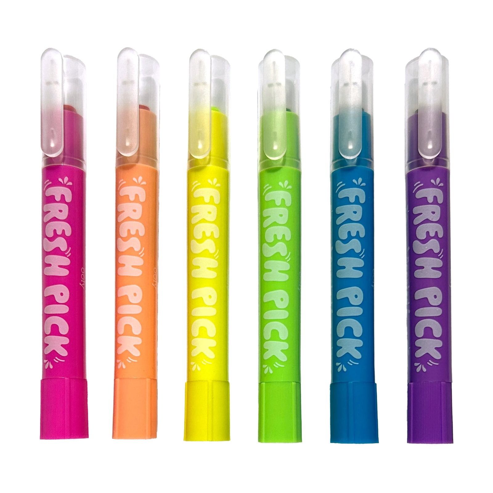 OOLY Fresh Pick Apple Scented Gel Crayons (Set of 6)