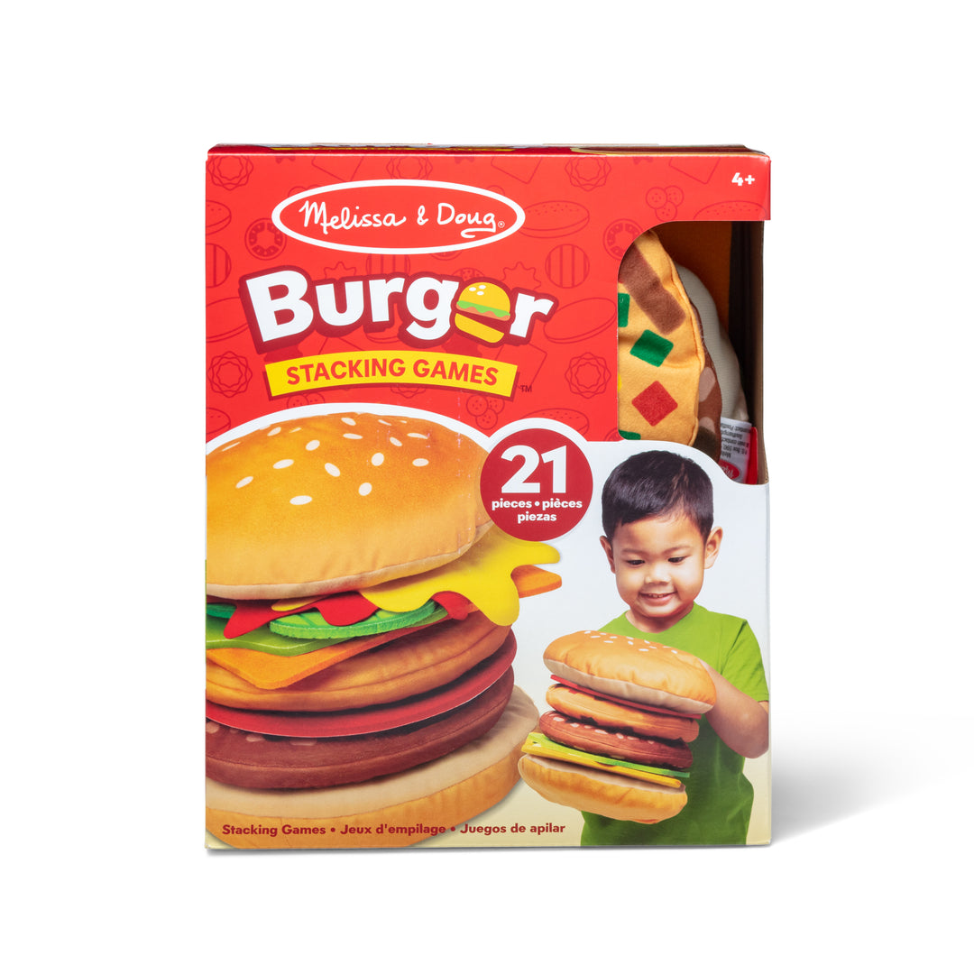 Melissa &amp; Doug Burger Stacking Games