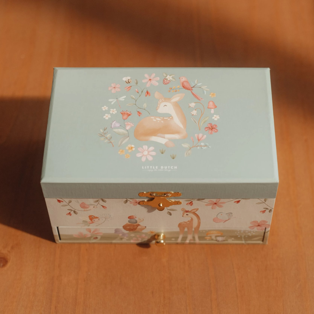 Little Dutch Musical Deer Jewellery Box – Fairy Garden