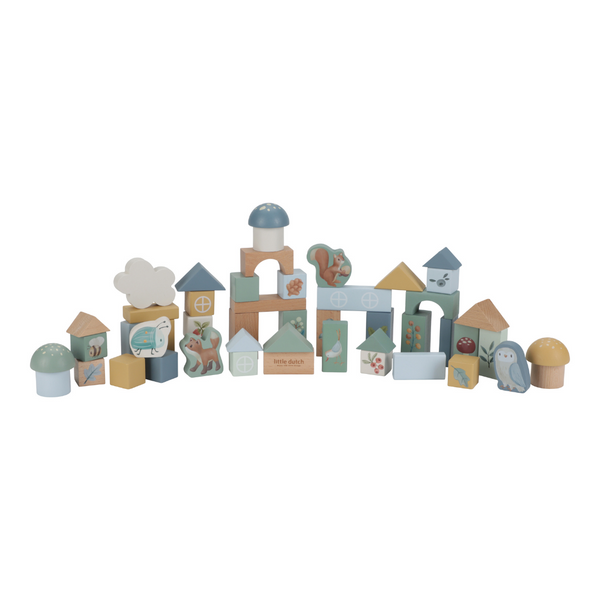 Little Dutch Building Blocks in Barrel – Forest Friends