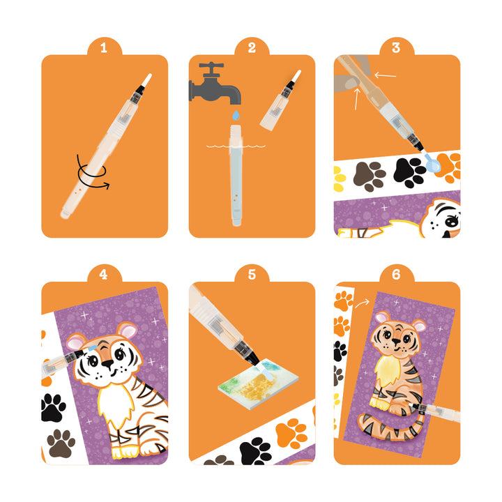 Tiger Tribe Paint A Picture – Wild Animals