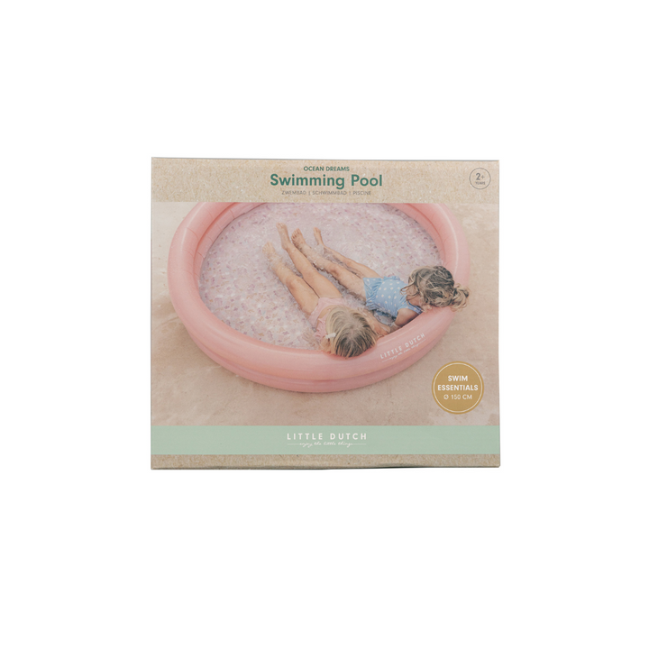 Little Dutch Inflatable Swimming Pool – Ocean Dreams Pink (150 cm)