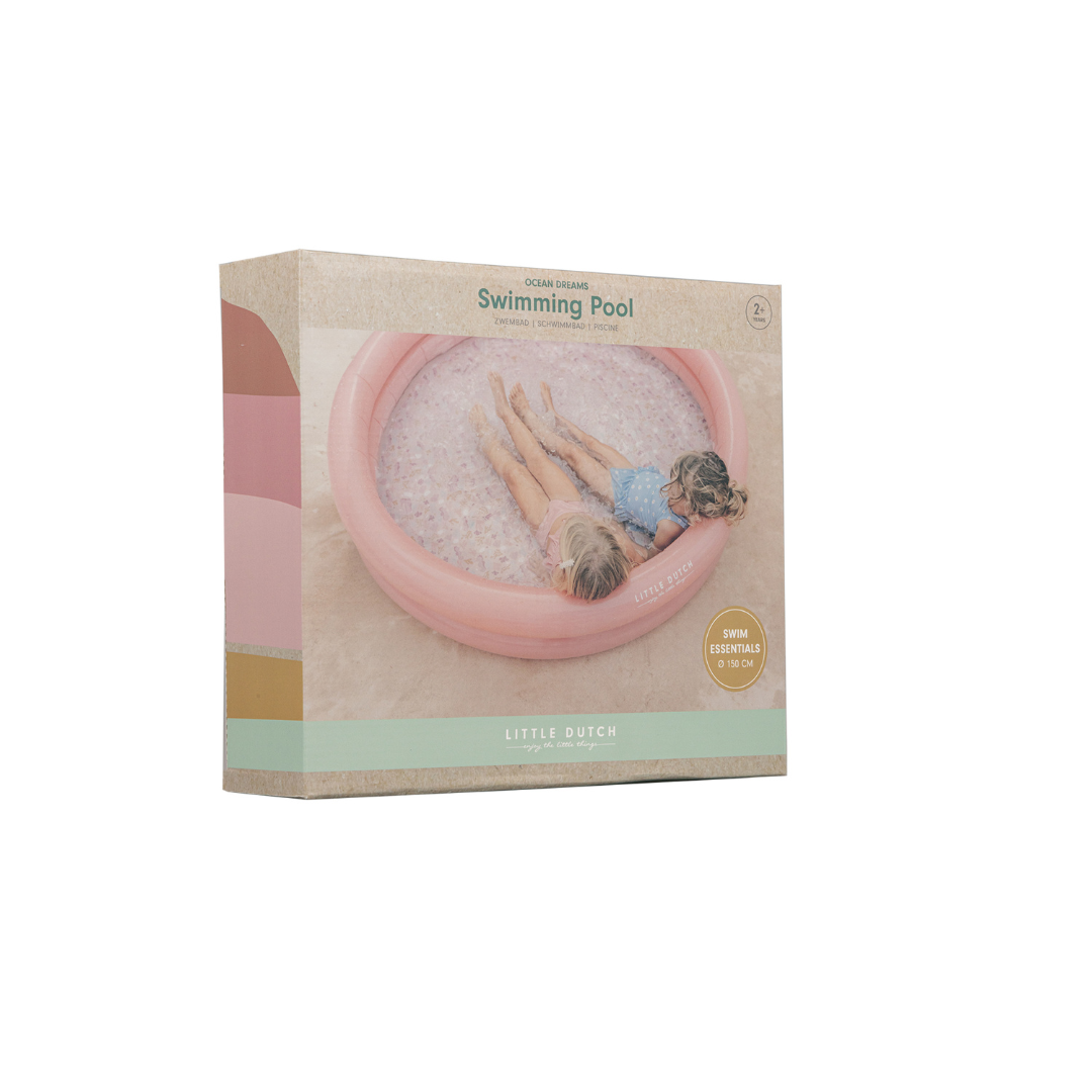 Little Dutch Inflatable Swimming Pool – Ocean Dreams Pink (150 cm)