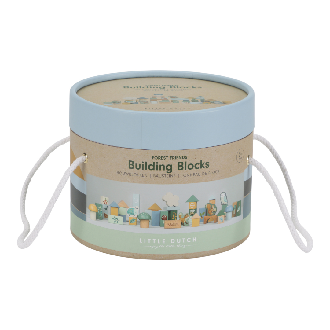 Little Dutch Building Blocks in Barrel – Forest Friends