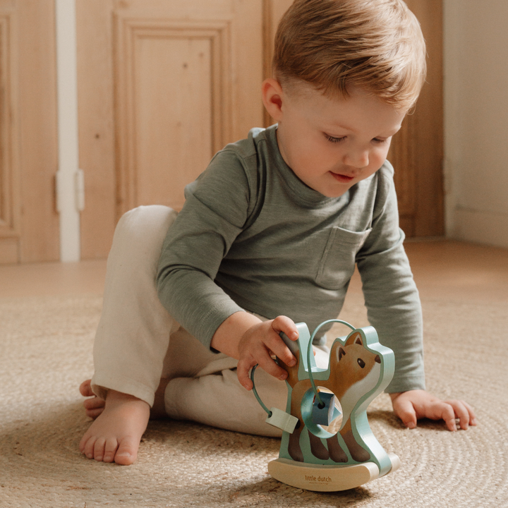 Little Dutch Rocking Fox Activity Spiral – Forest Friends