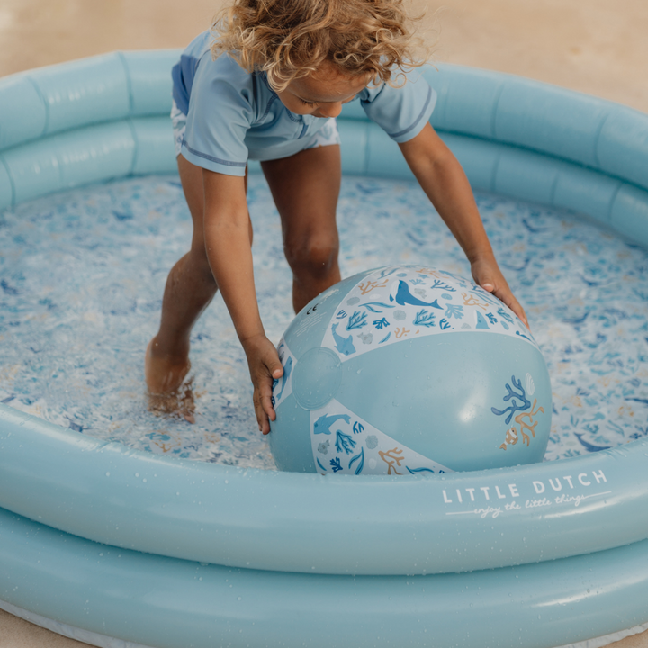 Little Dutch Inflatable Swimming Pool – Ocean Dreams Blue (150 cm)