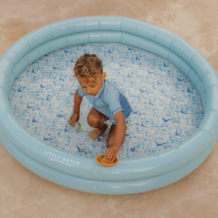 Little Dutch Inflatable Swimming Pool – Ocean Dreams Blue (150 cm)