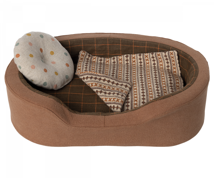 Maileg Dog Basket – Brown